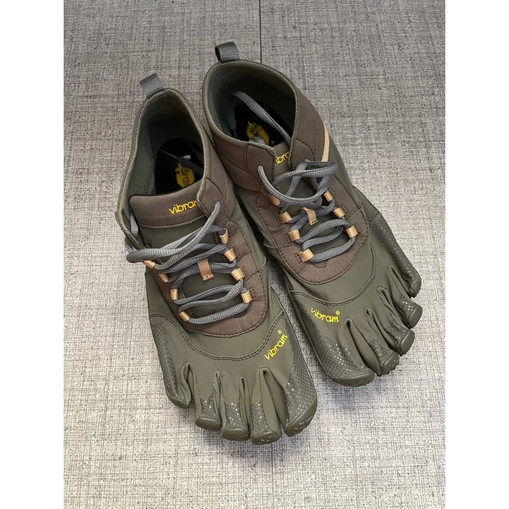 VIBRAM V-Trek Finger Hiking Shoes Size 12-12.5 NEW Military Dark Grey Gorpcore